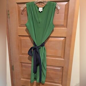 Laurel green silk dress size 12